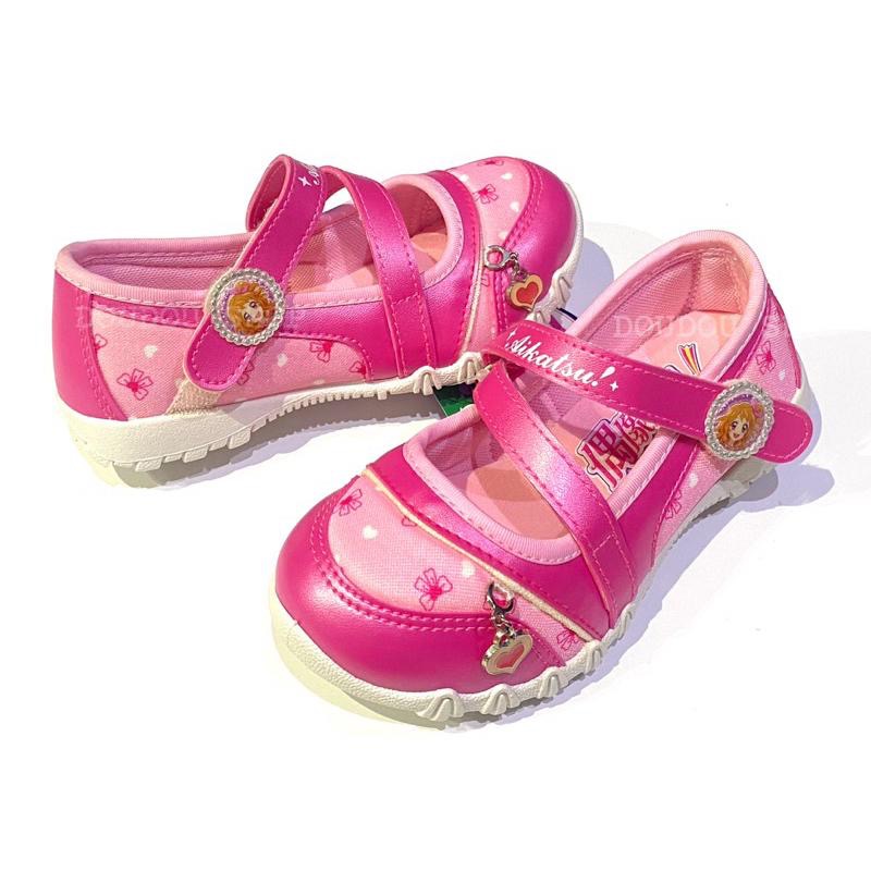 台灣製 現貨🌈限量降售🎀偶像學園 Aikatsu 兒童室內鞋 幼兒園 娃娃鞋 布鞋 透氣 止滑 中童 大童 女童 公主鞋-細節圖6