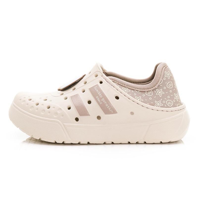 台灣製  現貨+預購✨角落小夥伴 兒童防水洞洞鞋✨ 速乾透氣  一體成型輕量止滑  休閒懶人鞋 輕便鞋 角落生物 奶茶色-細節圖3