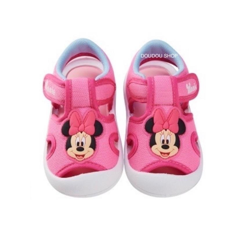 台灣製  現貨 特惠🌟專櫃鞋品🌈正版 迪士尼  Minnie 米妮 護趾涼鞋 學步鞋 寶寶鞋 透氣 止滑 幼童 幼兒涼鞋-細節圖2