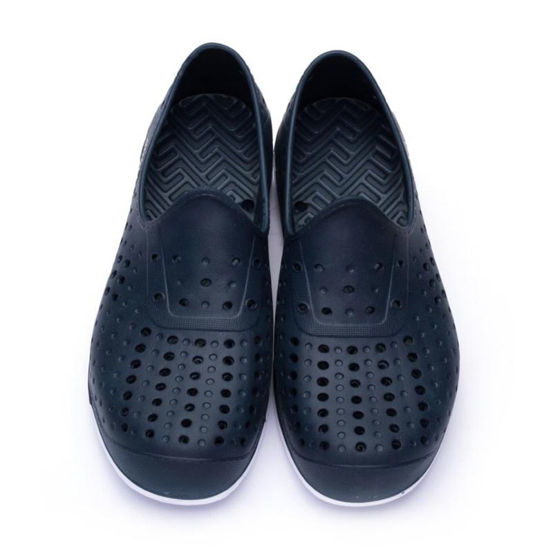 台灣 現貨+預購✨氣墊 洞洞鞋✨速乾 輕軟 透氣 親膚材質 不刮肉❗️止滑 耐磨大底‼️雨鞋 懶人鞋 情侶鞋 黑 白 藍-細節圖2