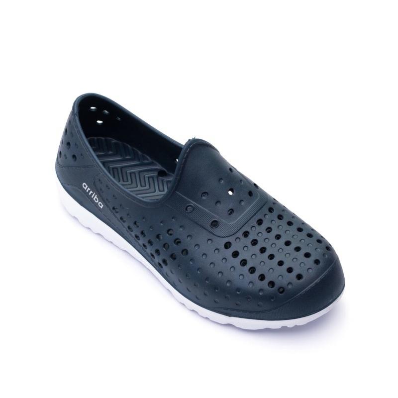 台灣 現貨+預購✨氣墊 洞洞鞋✨速乾 輕軟 透氣 親膚材質 不刮肉❗️止滑 耐磨大底‼️雨鞋 懶人鞋 情侶鞋 黑 白 藍-細節圖9