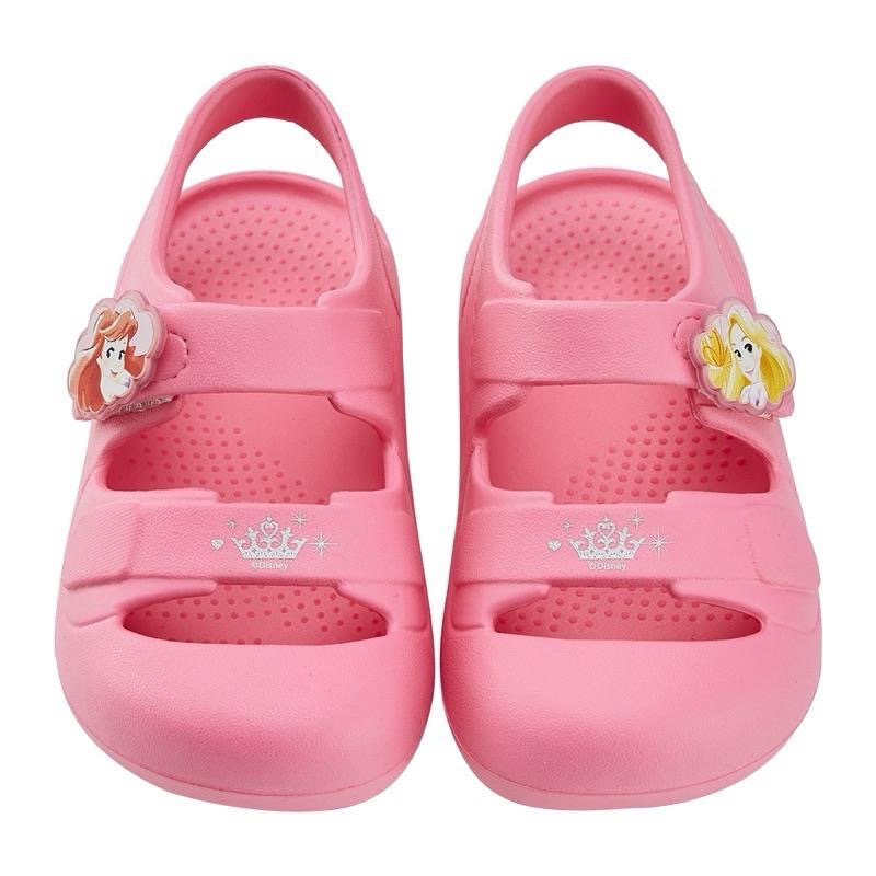 台灣製  現貨🌟Disney 美人魚 公主 兒童 護趾 涼鞋 布希鞋 輕量 防水 速乾 洞洞鞋 園丁鞋 洞洞鞋 水陸兩用-細節圖3