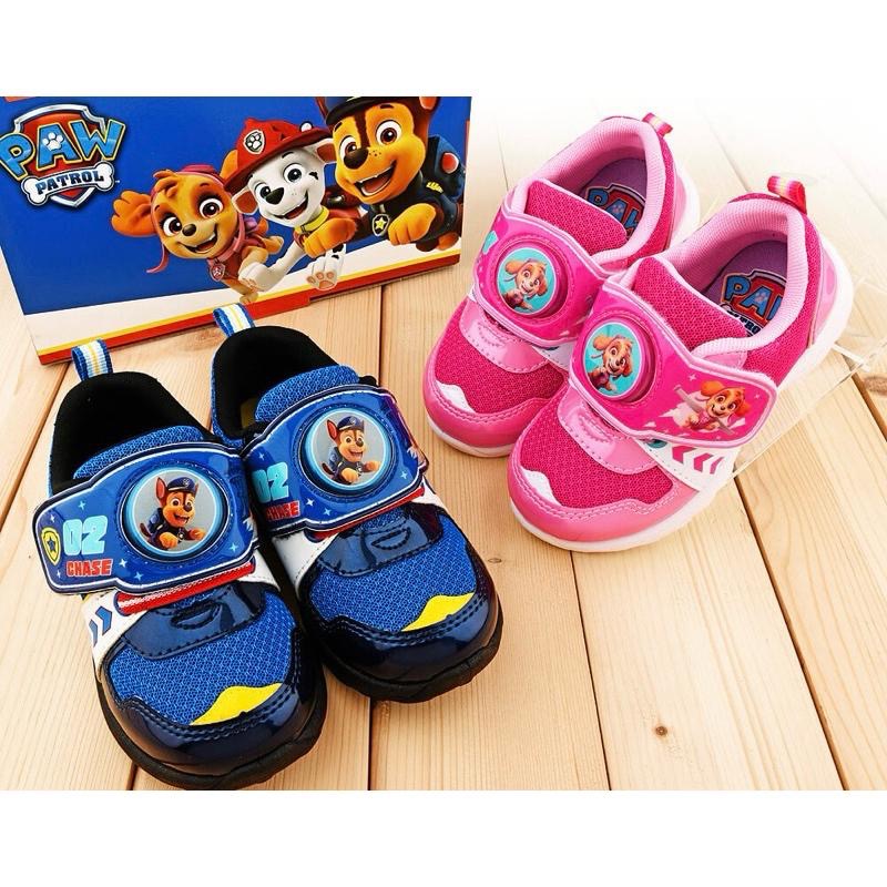 台灣製  現貨🌟汪汪隊立大功 PAW PATROL  兒童電燈運動鞋  輕量 透氣 防臭 止滑 兒童休閒鞋 男童女童-細節圖2