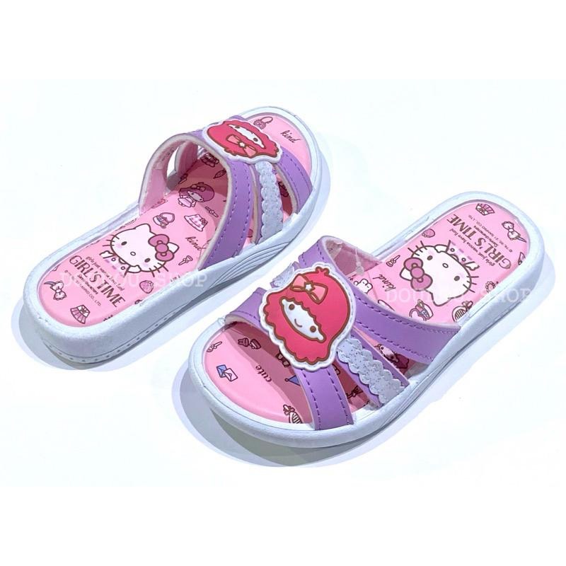 台灣製 現貨✨KiKiLaLa 雙子星 Melody 美樂蒂 kitty 女童拖鞋 兒童拖鞋 防滑 耐磨 室內拖 戶外拖-細節圖7