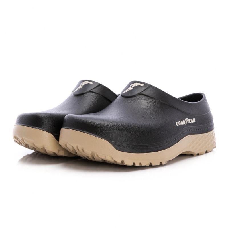 台灣製 現貨+預購✨GOODYEAR 固特異  男 寬楦頭 廚師鞋  足弓 防滑 防水 防油濺 多功能 輕便鞋 懶人鞋-細節圖6