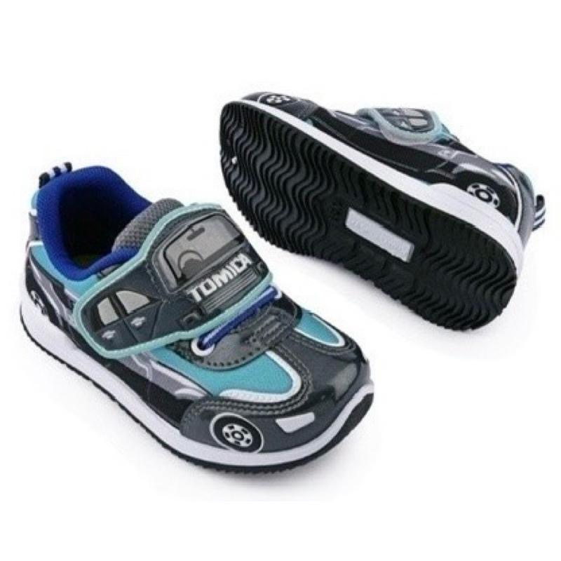 台灣製✨限量降售🔥現貨🌟 TOMICA多美小汽車 電燈運動鞋  警車 透氣 止滑 兒童球鞋  男童 女童 中童 大童-細節圖5