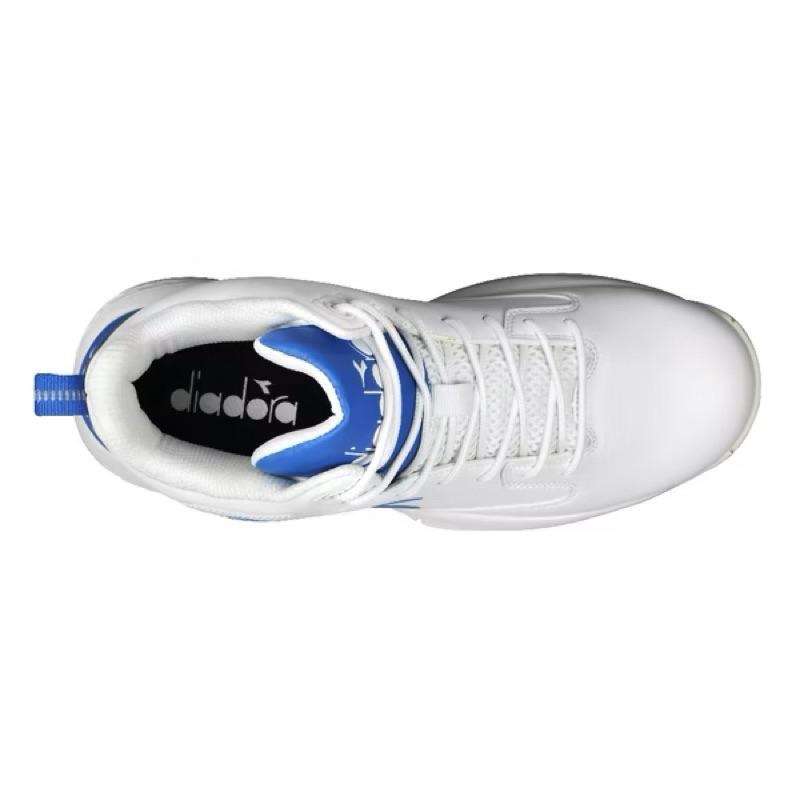 DIADORA 男鞋 專業籃球鞋  2E寬楦 輕量 耐磨 彈力中底 耐用科技皮革 橡膠防滑大底 運動鞋 休閒鞋 黑 白-細節圖3