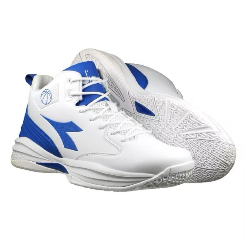 DIADORA 男鞋 專業籃球鞋  2E寬楦 輕量 耐磨 彈力中底 耐用科技皮革 橡膠防滑大底 運動鞋 休閒鞋 黑 白-細節圖5