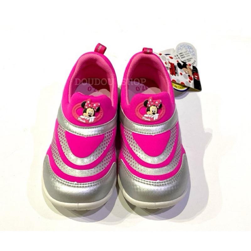 台灣製 現貨 限量特惠✨迪士尼  Disney 米妮 Minnie 兒童球鞋 透氣 止滑 耐磨 兒童布鞋 懶人鞋 女童-細節圖2