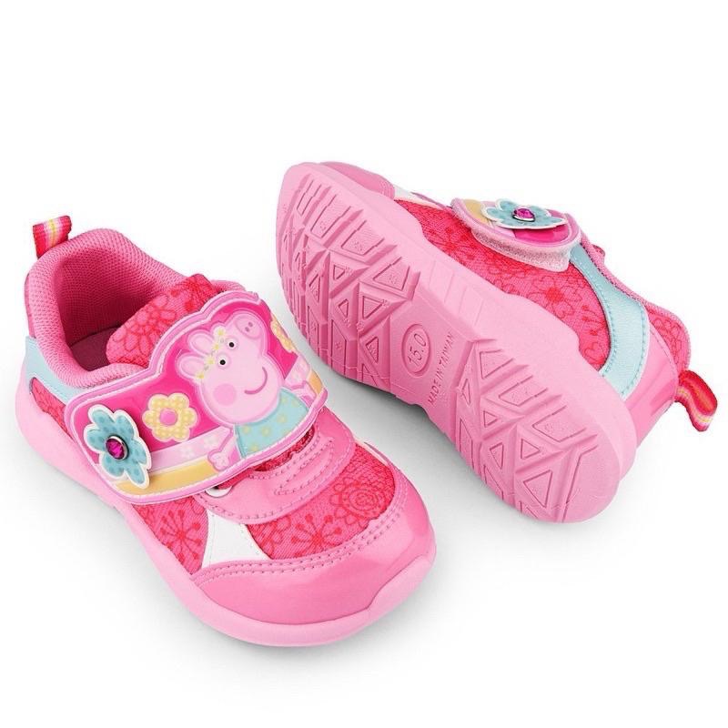 台灣製 現貨🌟專櫃鞋品🌈佩佩豬 Peppa Pig 粉紅豬小妹 兒童球鞋 透氣 布鞋  兒童運動鞋 止滑 跑鞋 女童-細節圖3