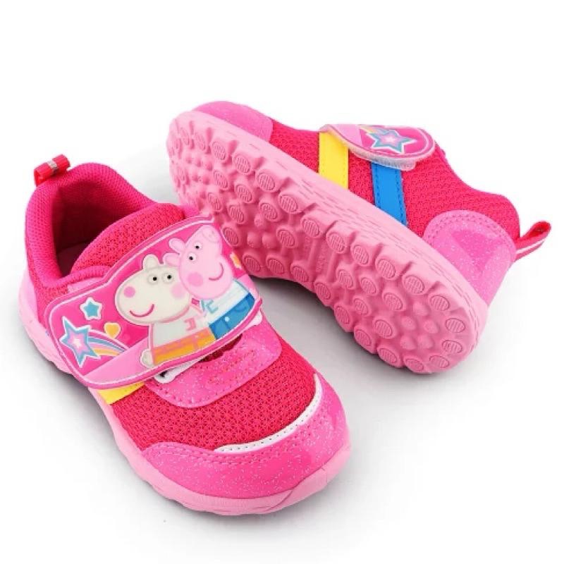 台灣製 現貨🌟專櫃鞋品🌈佩佩豬 Peppa Pig 粉紅豬小妹 兒童球鞋 透氣 布鞋  兒童運動鞋 止滑 跑鞋 女童-細節圖7