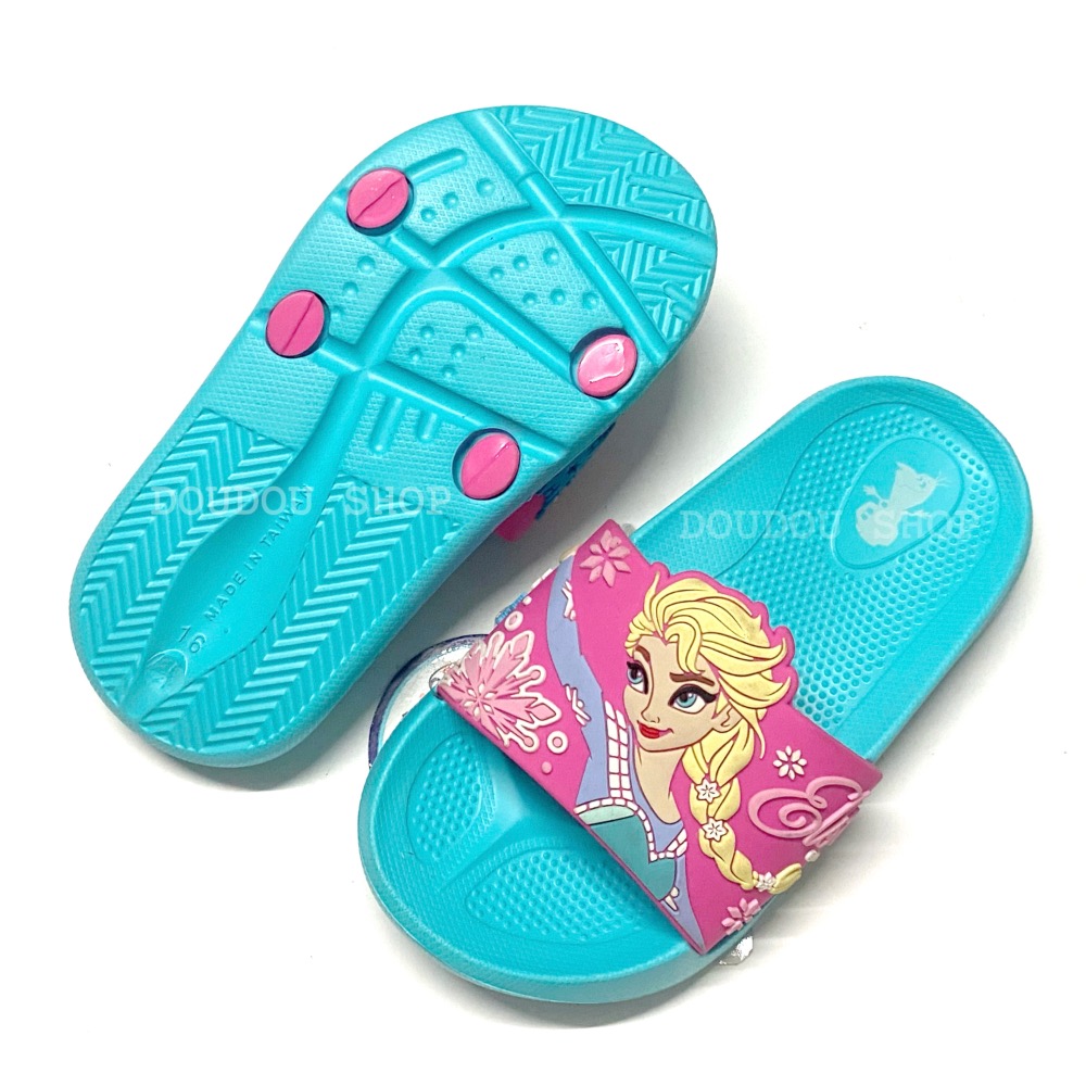 台灣製  Frozen 冰雪奇緣 輕量 防水拖鞋  愛莎 安娜 公主拖鞋  女童 大童 中童 小童 兒童拖鞋 幼兒園-細節圖4