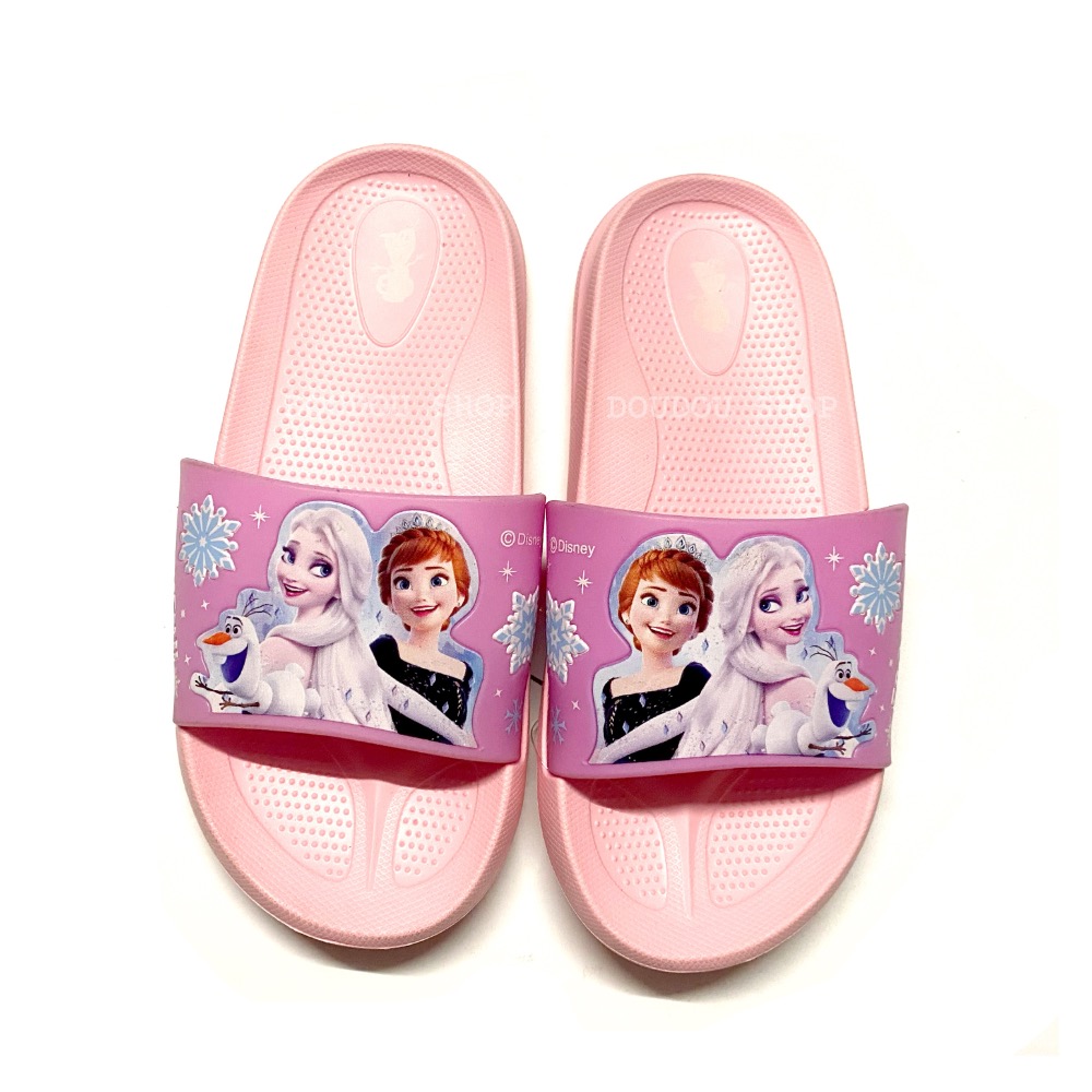台灣製   Frozen  冰雪奇緣 輕量 防水拖鞋  愛莎 安娜 公主拖鞋  女童 大童 中童 小童 兒童拖鞋 幼兒園-細節圖2