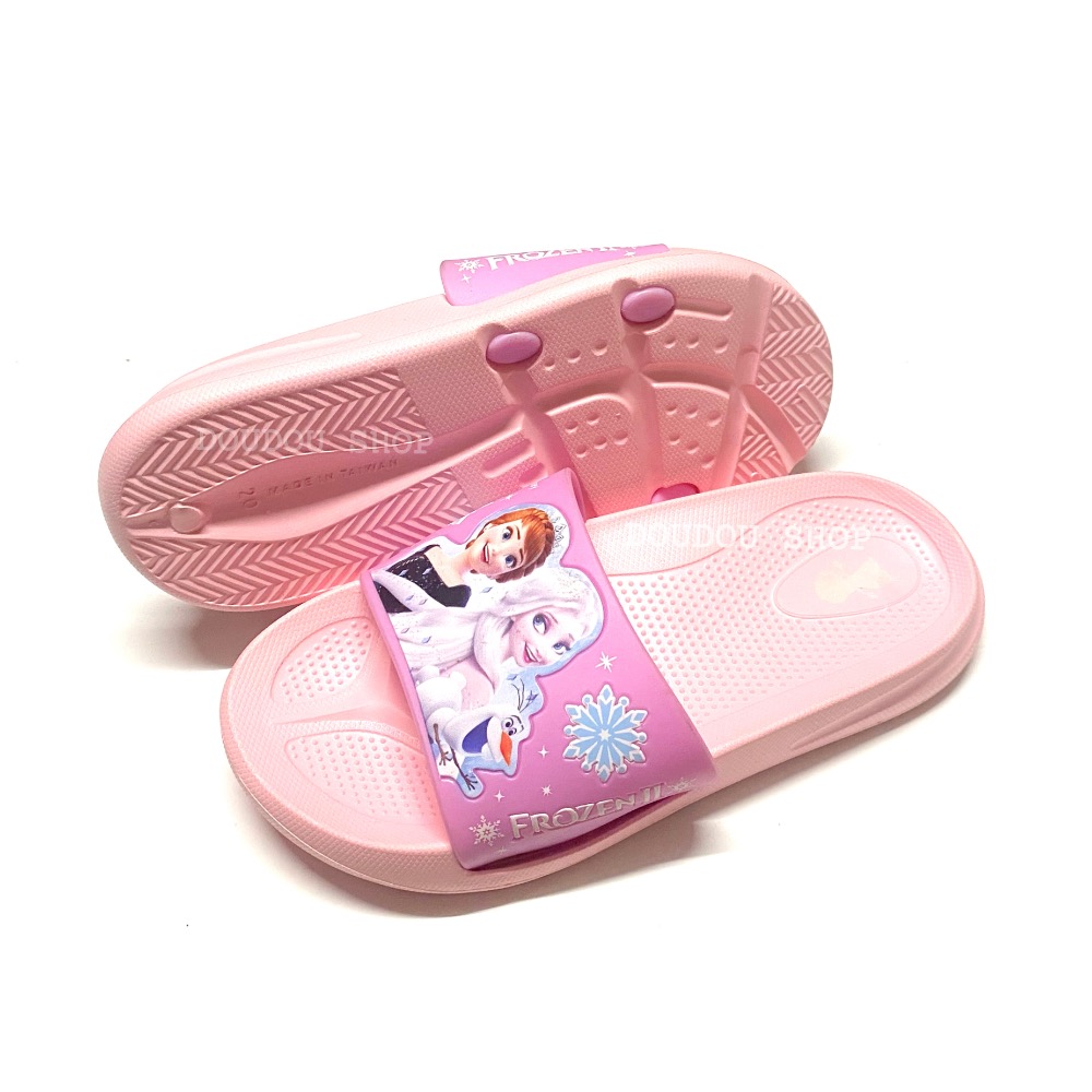 台灣製   Frozen  冰雪奇緣 輕量 防水拖鞋  愛莎 安娜 公主拖鞋  女童 大童 中童 小童 兒童拖鞋 幼兒園-細節圖3