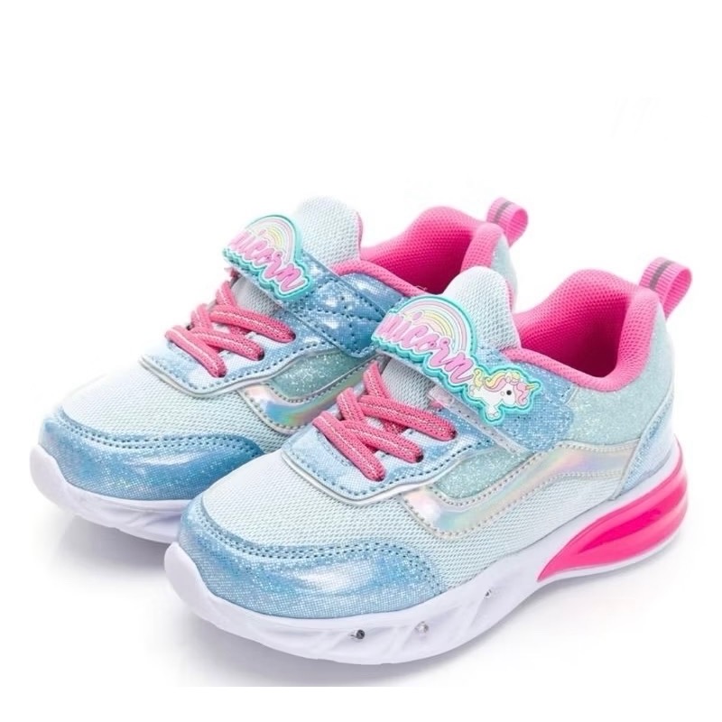 特價 ARNOR 恐龍探險隊✨獨角獸🦄 電燈運動鞋 電燈鞋 兒童球鞋 女童 排汗 透氣 減壓 輕量 運動鞋 女童運動-細節圖2