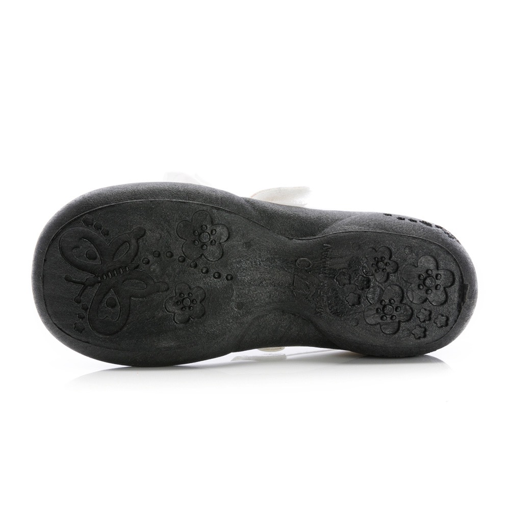 台灣製 白雪公主 女童 蝴蝶結 全白 亮面 公主鞋 娃娃鞋 止滑 中童 童鞋 兒童運動鞋 兒童休閒鞋 表演鞋 花童鞋-細節圖5