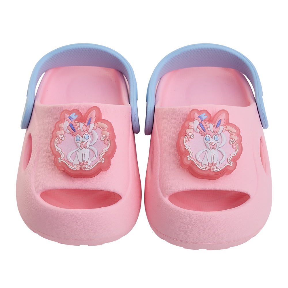 台灣製 Pokémon 寶可夢  防水 電燈 涼鞋 噴火龍 仙子 伊布 輕量 布希鞋 洞洞鞋 花園鞋 護趾涼鞋 兒童涼鞋-細節圖2