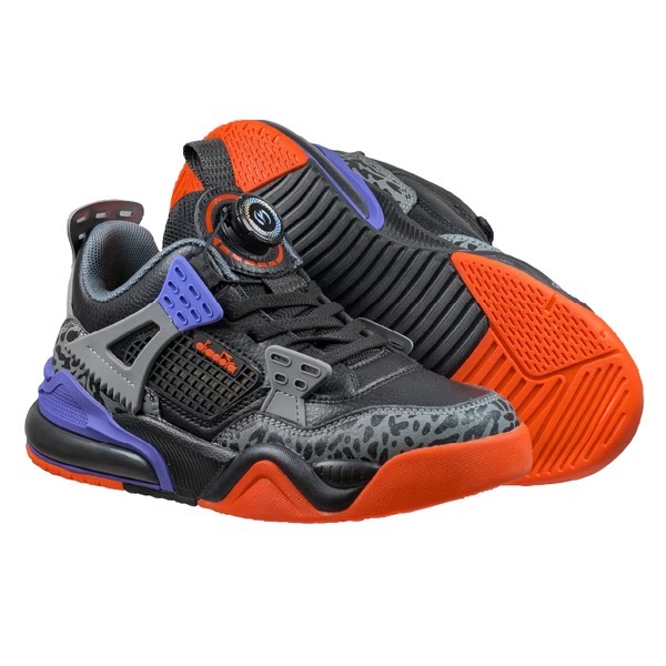 DIADORA  迪亞多納 寬楦 兒童籃球鞋 防滑 兒童運動鞋 大童 大童專業 籃球鞋 透氣 避震 彈力緩衝 機能鞋墊-細節圖2