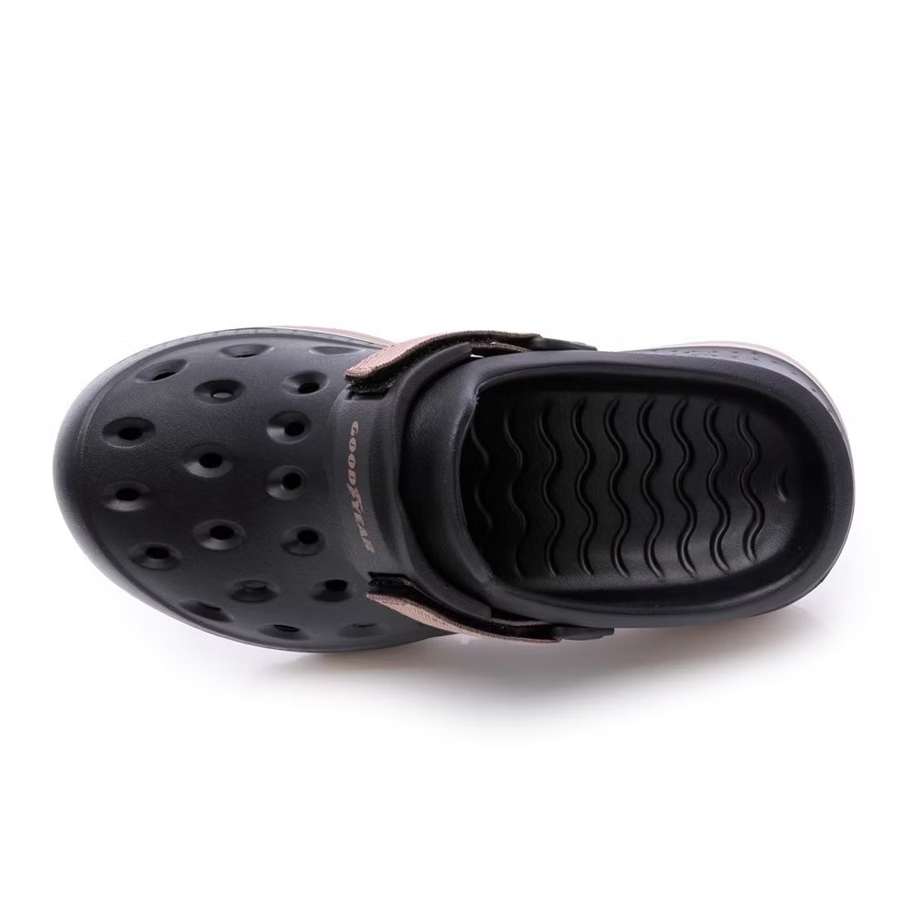 GOODYEAR  固特異 男 護趾 洞洞鞋 可拆式 後絆帶 寬楦 防水 透氣 快乾 人體工學 足弓設計-細節圖3