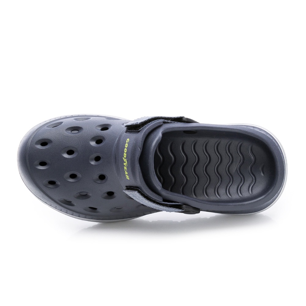 GOODYEAR  固特異 男 護趾 洞洞鞋 可拆式 後絆帶 寬楦 防水 透氣 快乾 人體工學 足弓設計-細節圖7