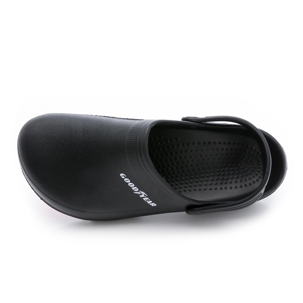 GOODYEAR 固特異 男 女 多功能 防水 防油 輕便鞋 護趾 輕量 水陸兩用 緩震 抓地底紋 外送鞋 廚師鞋 白-細節圖6