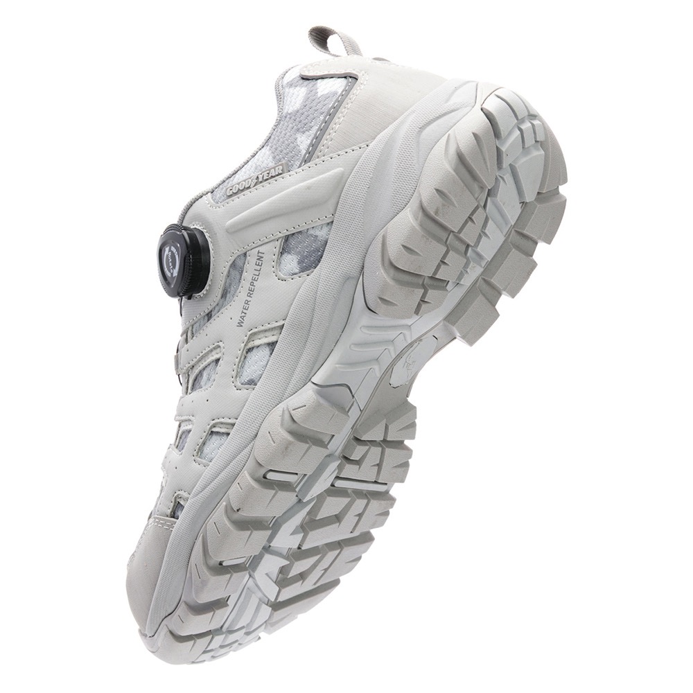 GOODYEAR 固特異 女士 轉扣 郊山健行鞋 運動鞋 透氣 緩震 防滑 乳膠鞋墊 夜間安全反光 靜態防水 灰-細節圖11