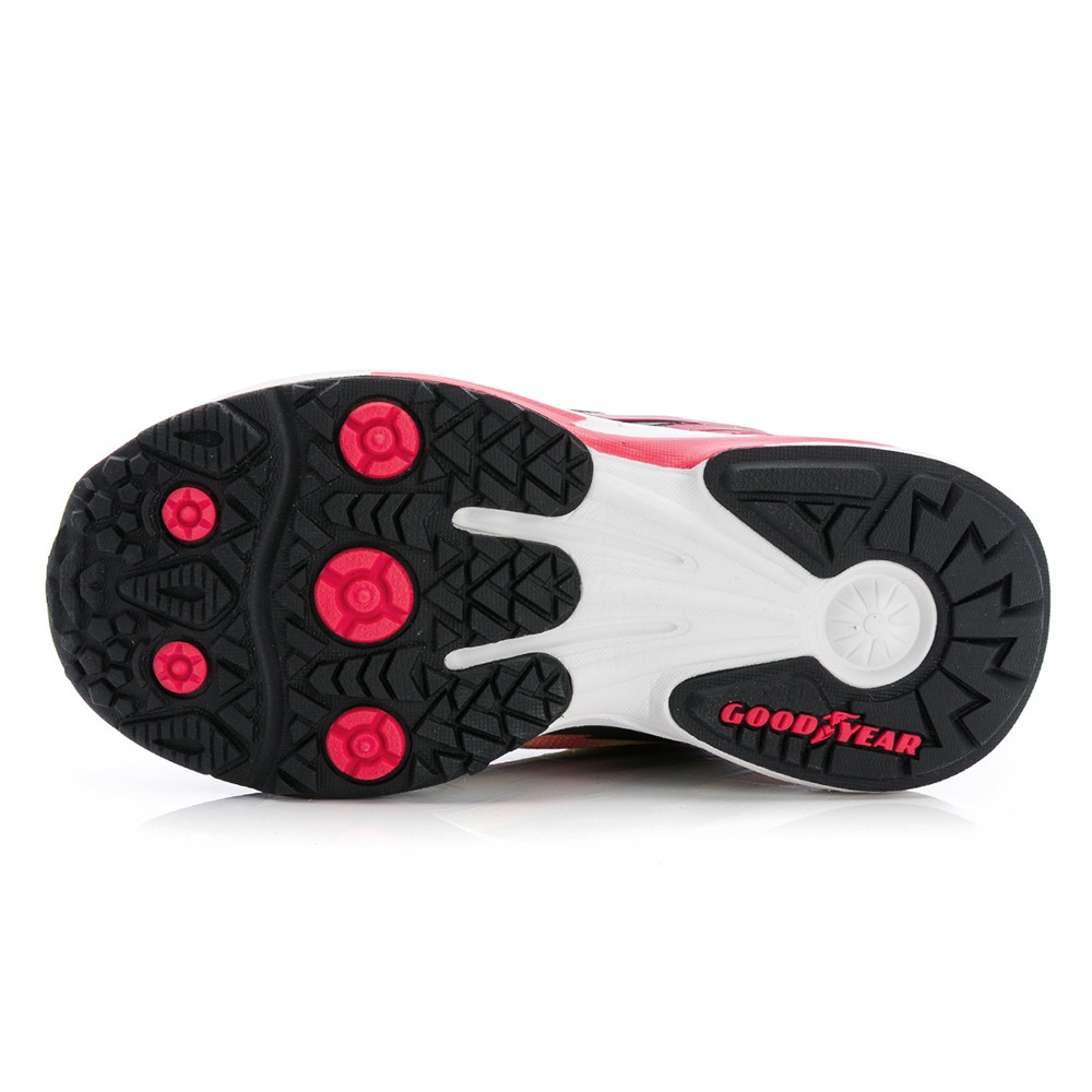 GOODYEAR 固特異 旋轉鞋扣 滑步車鞋 緩震 輕量 透氣 男童 球鞋 運動鞋 慢跑鞋 兒童運動鞋 足弓機能鞋墊 紅-細節圖7