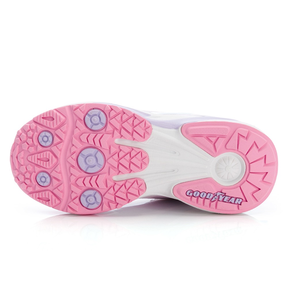 GOODYEAR 固特異 旋轉鞋扣 滑步車鞋 緩震 輕量 透氣 男童 球鞋 運動鞋 慢跑鞋 兒童運動鞋 足弓機能鞋墊 粉-細節圖7