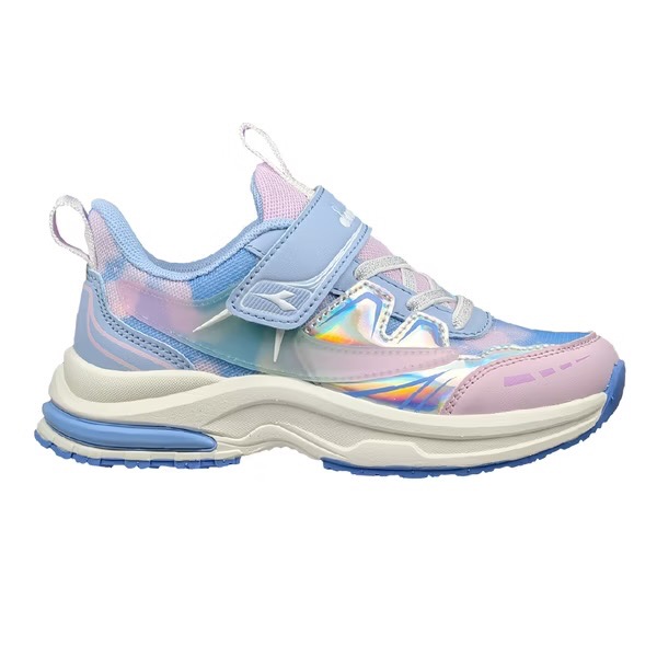 DIADORA 迪亞多納 女童 輕量 透氣 超寬楦 避震 彈性 橡膠止滑 學生鞋 兒童慢跑鞋 跑鞋 童鞋 大童 中童-細節圖2