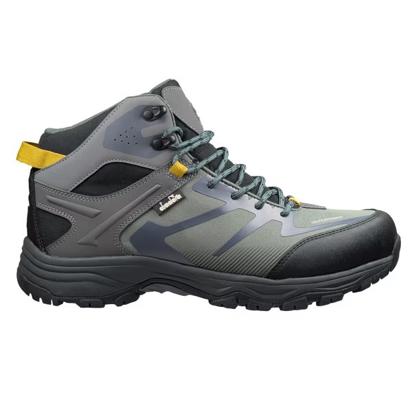 台灣製 DIADORA 男 寬楦 登山鞋 戶外鞋 靜態防水 透氣 吸震 彈性 止滑 耐磨 橡膠底 越野鞋-細節圖3