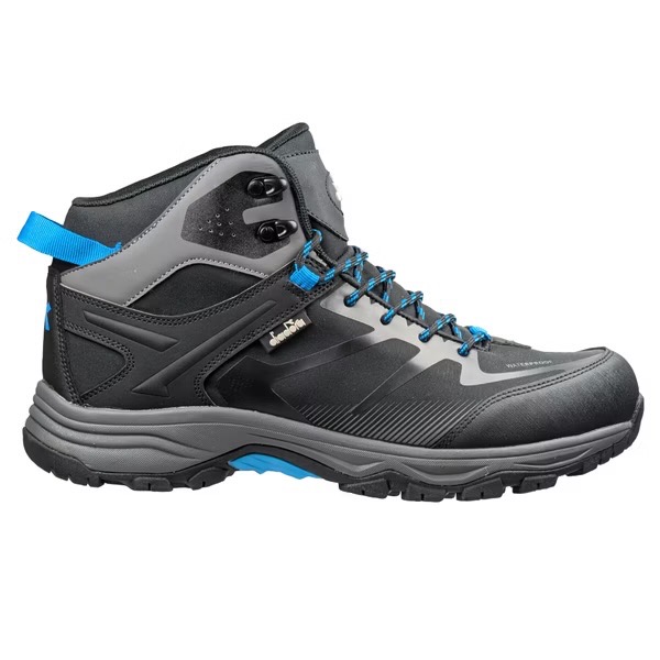 台灣製 DIADORA 男 寬楦 高筒 登山鞋 戶外鞋 靜態防水 透氣 吸震 彈性 止滑 耐磨 橡膠底 越野鞋-細節圖3