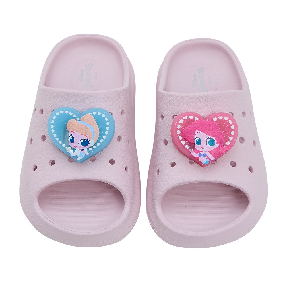 台灣製 迪士尼 Disney 公主 兒童 輕量 防水 電燈 立體造型 拖鞋 美人魚 兒童拖鞋 防水拖鞋 速乾-細節圖3
