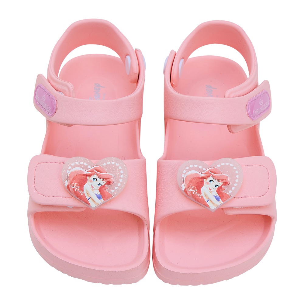 台灣製 🎀 Disney 美人魚 公主 兒童涼鞋 速乾 防水涼鞋 輕量 防水 軟Q  涼鞋 女童 女童涼鞋 粉-細節圖3