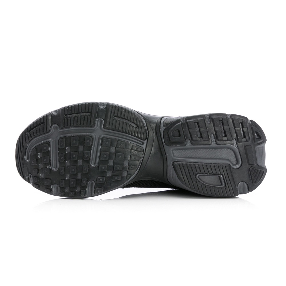 復古潮流 男 2E寬楦 緩震 慢跑鞋 輕量 透氣 吸震 回彈 減壓 運動鞋 夜間反光 工作鞋 私校 黑-細節圖6