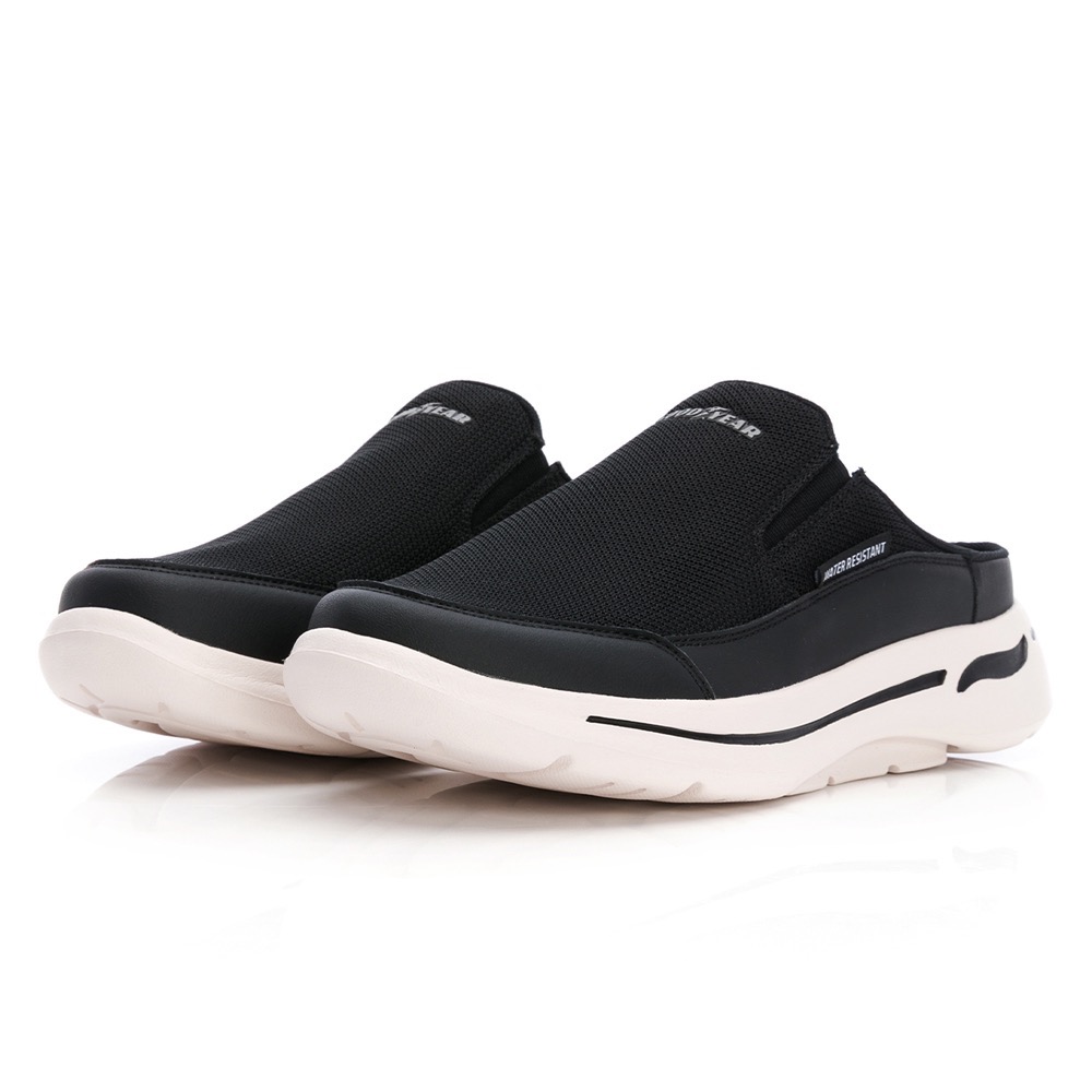 固特異 GOODYEAR 防潑水 穆勒鞋 健走鞋 懶人鞋 透氣 避震 輕便鞋 舒適 健走大底 穆勒健走鞋 前包後空-細節圖2