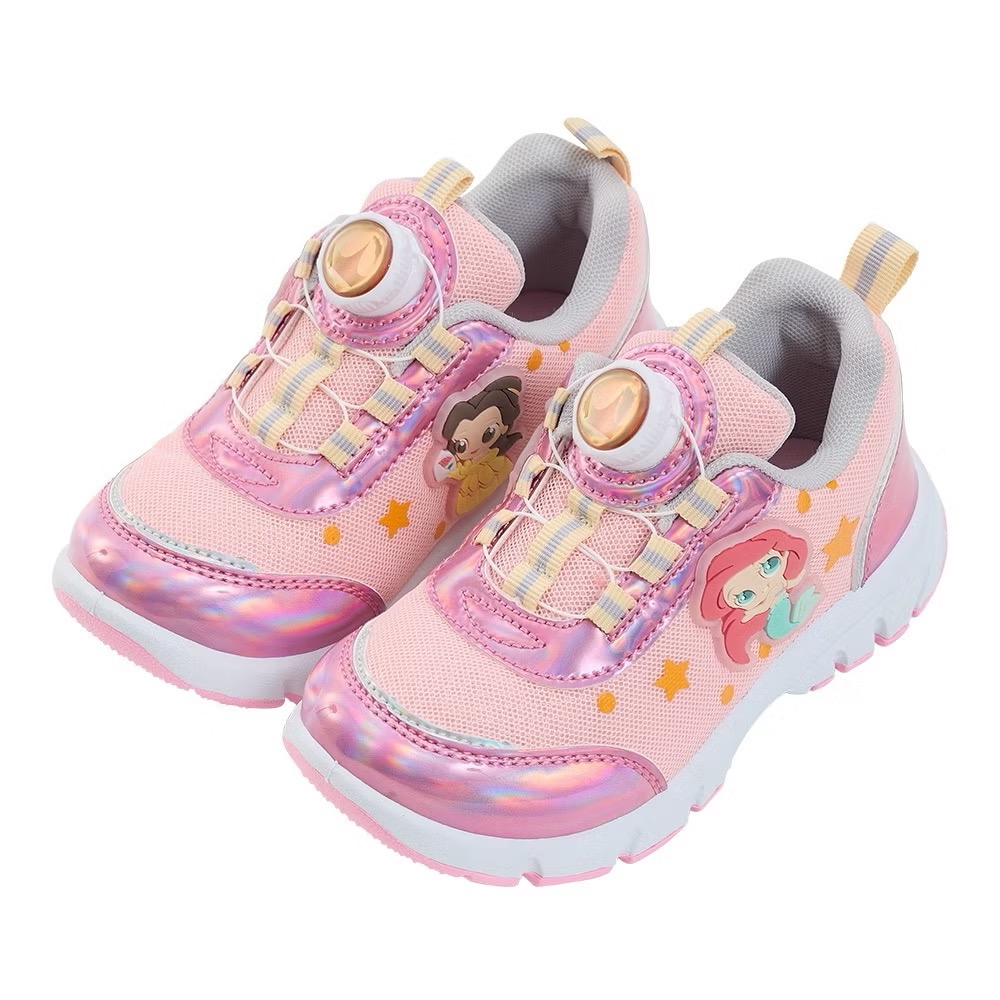 台灣製 Disney 迪士尼 旋轉釦 麥坤 公主 美人魚 運動鞋 透氣 止滑  跑車 帥氣 男童 女童 球鞋-規格圖8