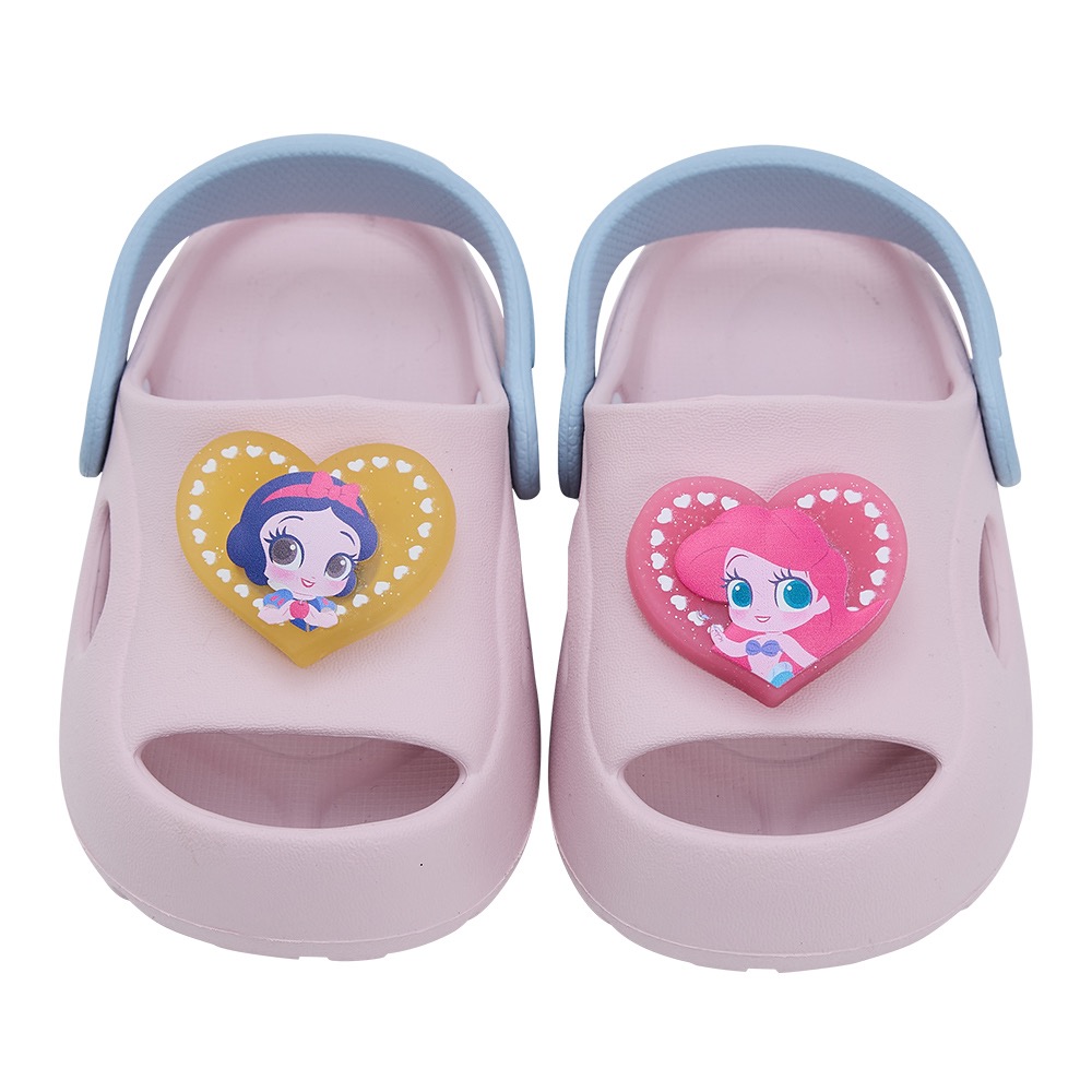 台灣製 Disney 迪士尼 公主 電燈 輕量 防水 兒童涼鞋 兒童拖鞋-細節圖3