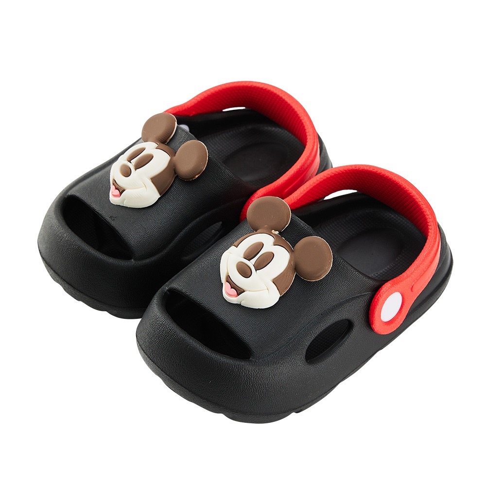 台灣製 Disney 迪士尼 2Ways 米奇 米妮 輕量 防水 兒童涼鞋 兒童拖鞋 Mickey Minnie 速乾-規格圖11