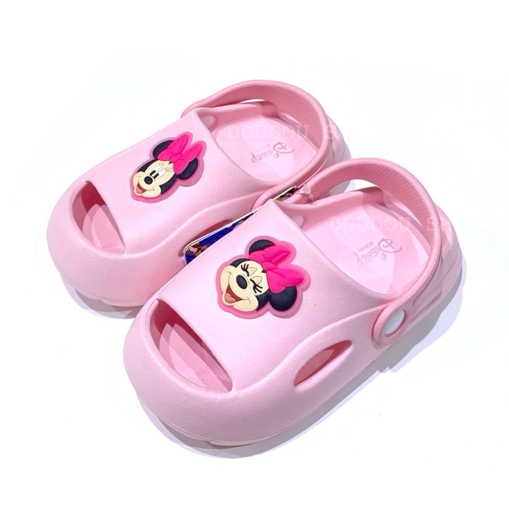 台灣製 Disney 迪士尼 2Ways 米奇 米妮 輕量 防水 兒童涼鞋 兒童拖鞋 Mickey Minnie 速乾-規格圖11
