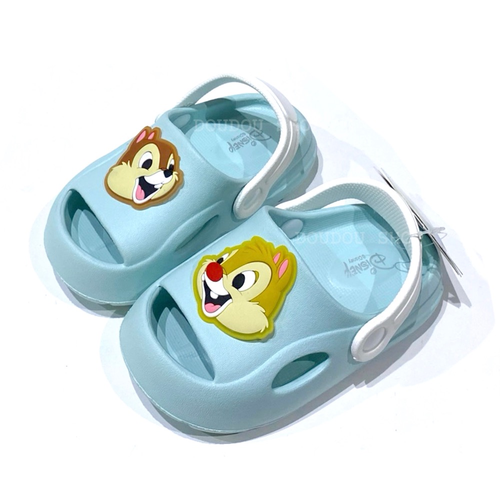 台灣製 Disney 迪士尼 維尼 奇奇蒂蒂 怪獸電力公司 防水 電燈  輕量 兒童涼鞋 兒童拖鞋-細節圖2