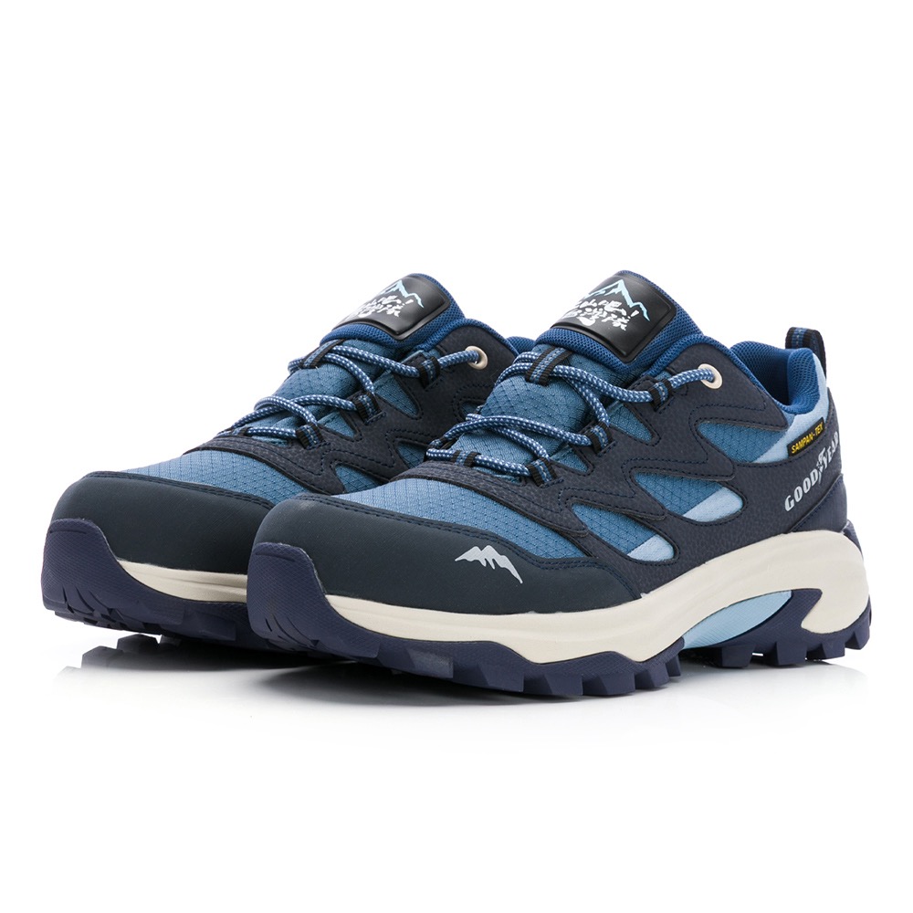 固特異 GOODYEAR  男  女 防潑水 越野跑鞋 戶外鞋 透氣 止滑 耐磨 透濕 防水 藍-細節圖7