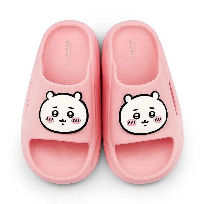 Chiikawa  親子鞋 吉伊卡哇 小八 小桃 防水 拖鞋 童 室內拖 戶外拖 輕量 柔軟 兒童拖鞋 兒童拖-細節圖2