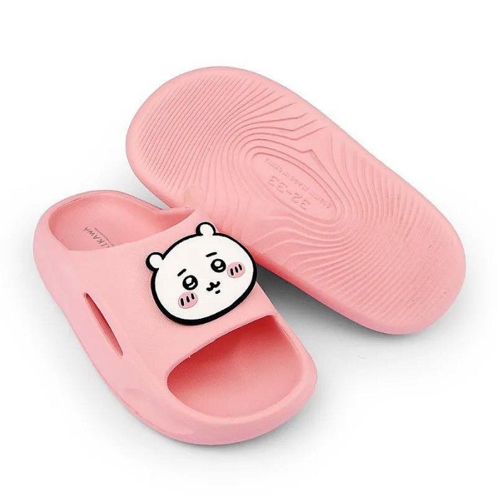 Chiikawa  親子鞋 吉伊卡哇 小八 小桃 防水 拖鞋 童 室內拖 戶外拖 輕量 柔軟 兒童拖鞋 兒童拖-細節圖3