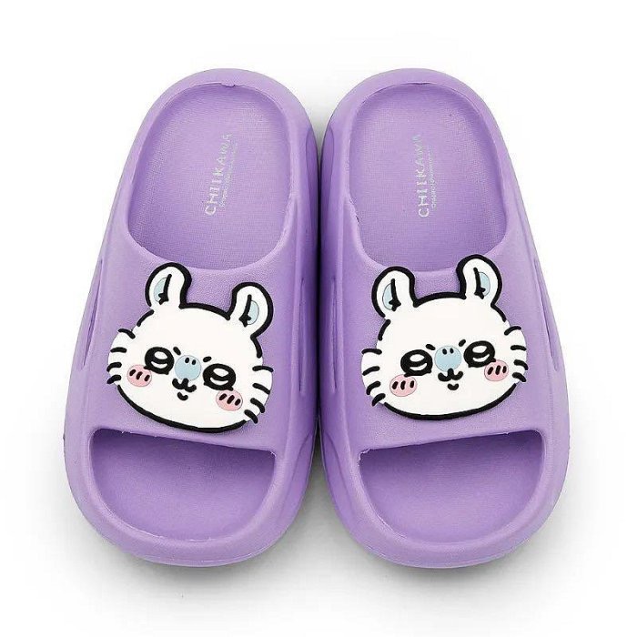 Chiikawa  親子鞋 吉伊卡哇 小八 小桃 防水 拖鞋 童 室內拖 戶外拖 輕量 柔軟 兒童拖鞋 兒童拖-細節圖5