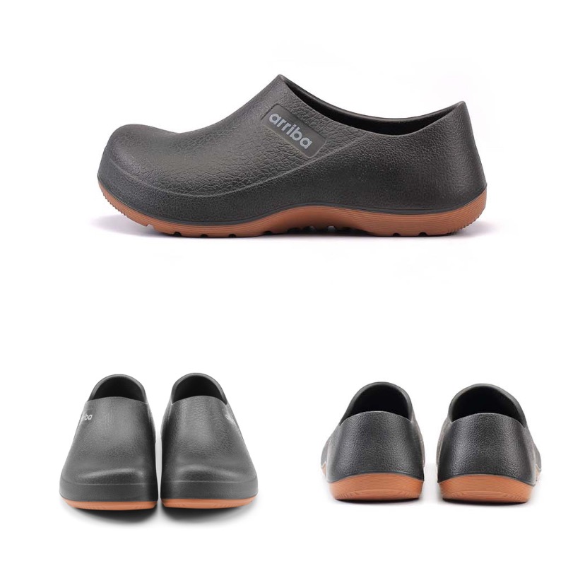 台灣製 男 女 輕量 防水 防滑 廚師鞋 荷蘭鞋  多功能 黑-細節圖5