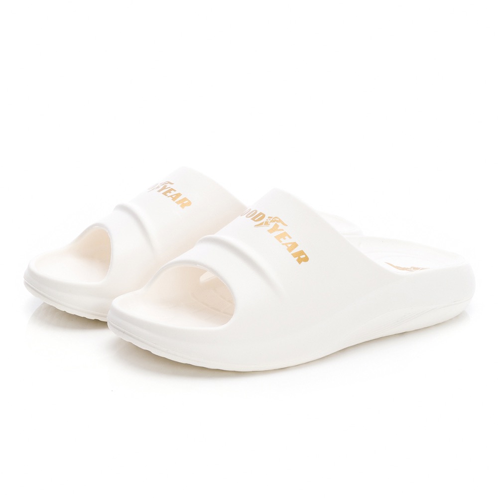 台灣製  GOODYEAR  固特異 男士 男款 Q彈 舒壓恢 舒緩 拖鞋 雙密度 輕量 柔軟 防滑大底 運動拖鞋 速乾-細節圖2