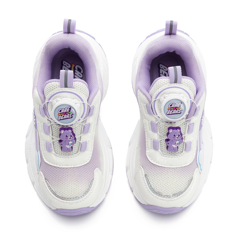 CareBears 彩虹熊 童 旋轉扣 輕量 運動鞋 女童運動鞋 兒童運動鞋 紫-細節圖3