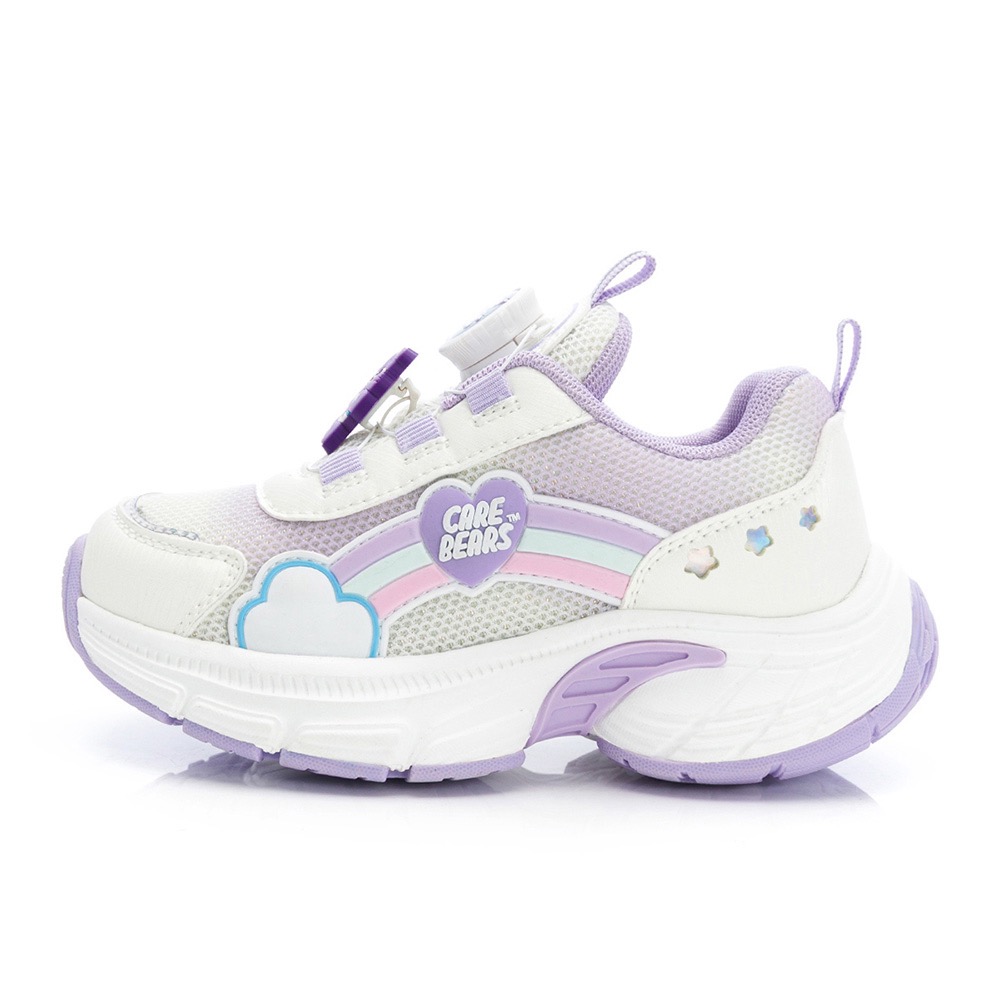 CareBears 彩虹熊 童 旋轉扣 輕量 運動鞋 女童運動鞋 兒童運動鞋 紫-細節圖4