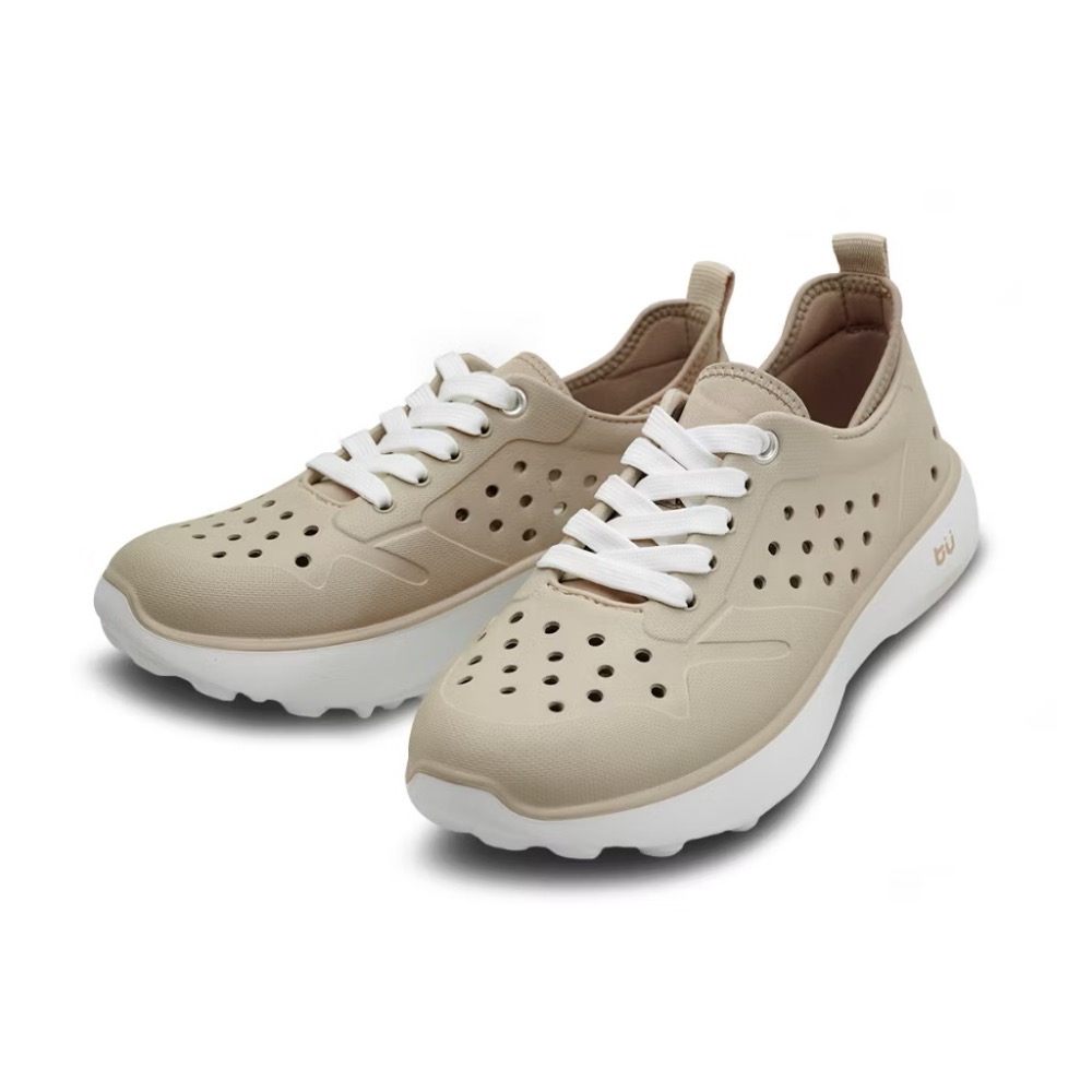 NewBuffalo 牛頭牌 土豆小汀鞋 男 女 防水 足底筋膜炎專用鞋 洞洞鞋 情侶鞋 外送鞋 奶茶色-細節圖6