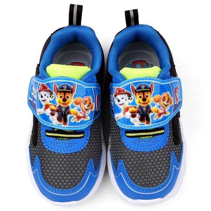 汪汪隊立大功 PAW PATROL 兒童 輕量 透氣 電燈鞋 運動鞋 阿奇 天天 緩震 防臭 男童 女童 汪汪隊 藍 粉-細節圖2